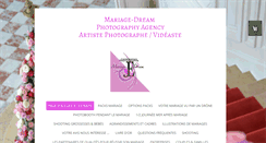 Desktop Screenshot of mariage-dream.com