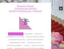 Tablet Screenshot of mariage-dream.com